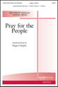 Pray for the People SATB choral sheet music cover